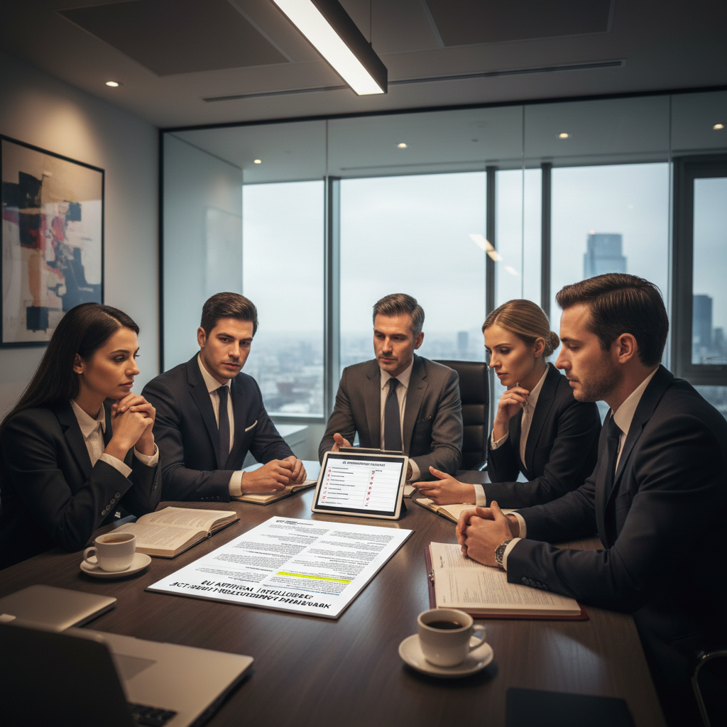 UK law firm reviewing EU AI Act compliance requirements