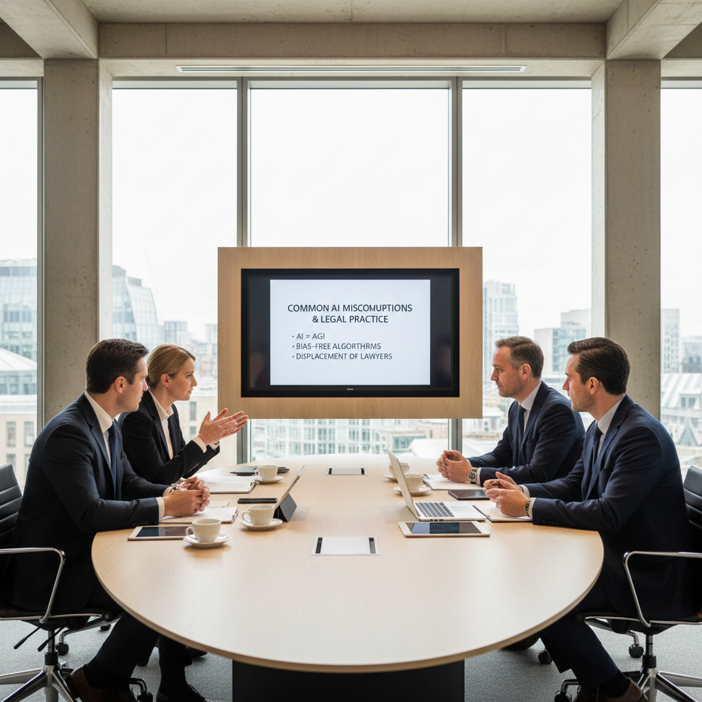 UK law firm partners discussing AI misconceptions