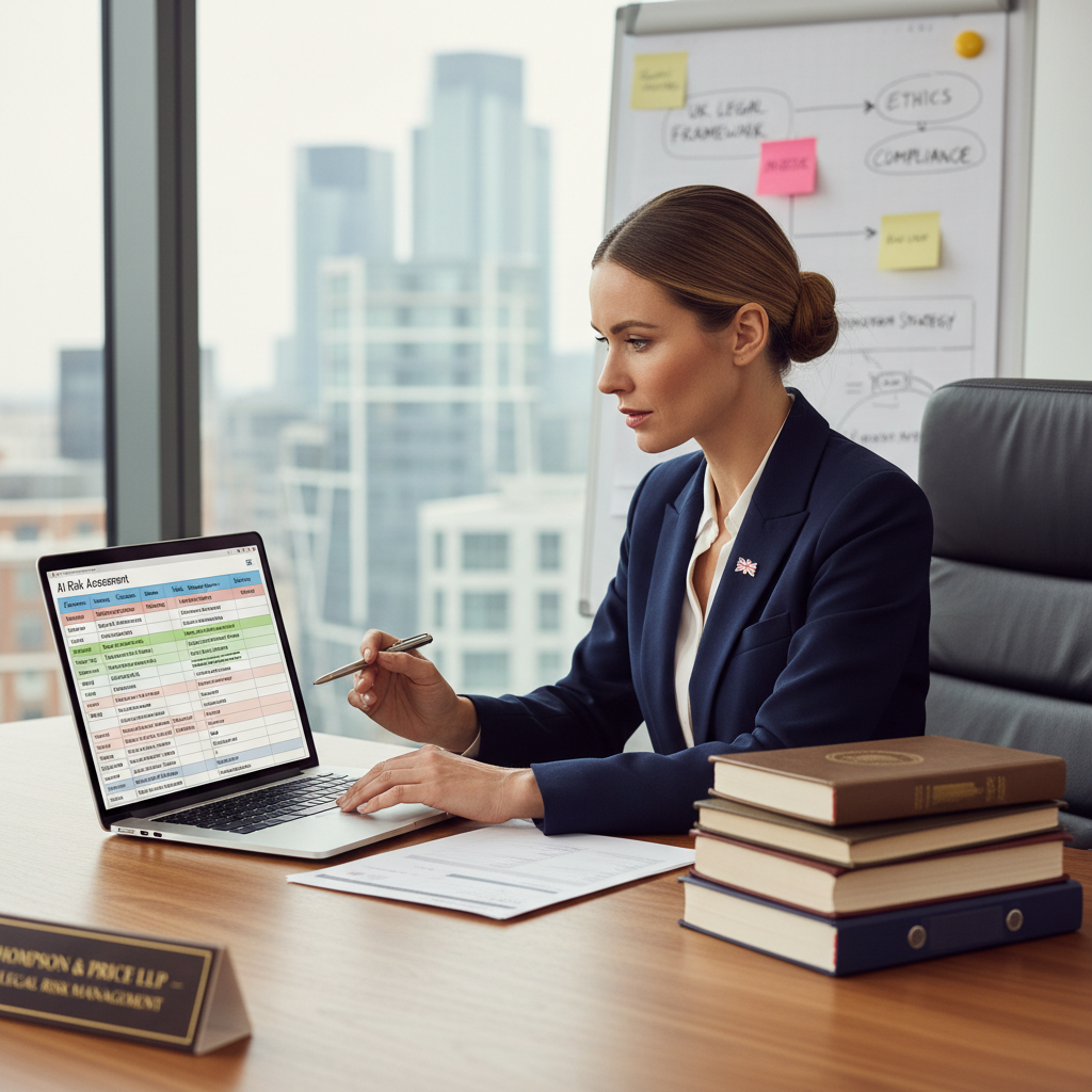Law firm creating an AI risk assessment matrix