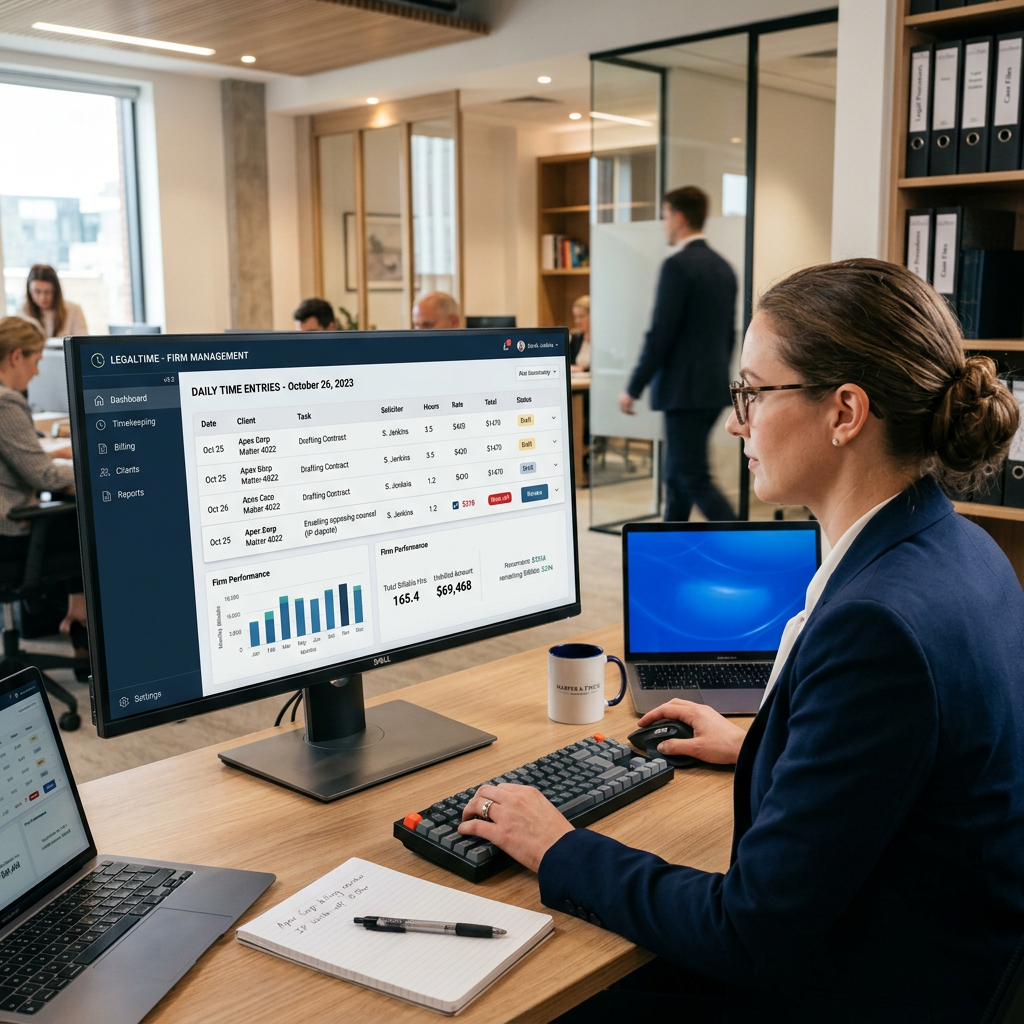 AI and legal practice — Reducing Time Write-Offs with AI-Driven Time Capture